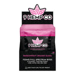 9 Hemp Co Passionfruit Orange Guava 700MG Gummy Bites - 10 Count Display